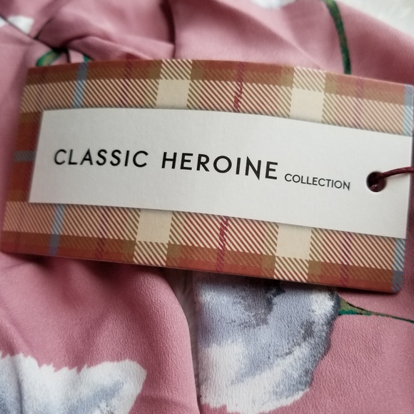 NWT Forever 21 Pink Floral Blouse - Picture 3 of 5